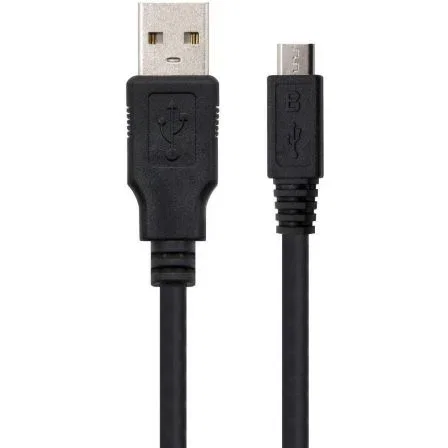 Nanocable Cable USB 2.0 Macho a Micro USB B Macho, 1.8m, Negro